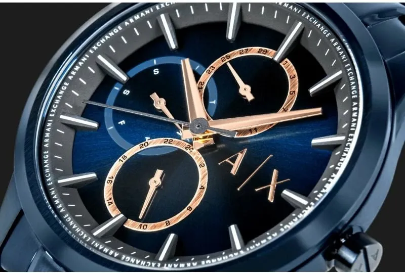 Ora kronograf Armani Exchange Dante AX1881, çelik inox, 50m rezistente ndaj ujit, blu - 4