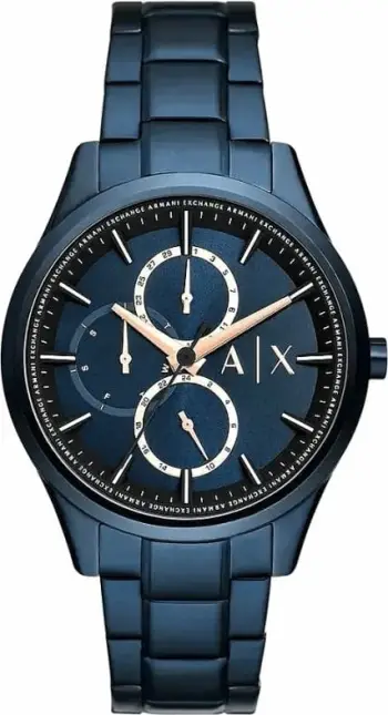 Ora kronograf Armani Exchange Dante AX1881, çelik inox, 50m rezistente ndaj ujit, blu