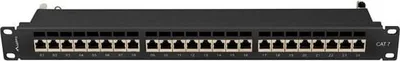 Patch panel Lanberg 1U, 19", 24x RJ-45, Cat.7, i zi - 2