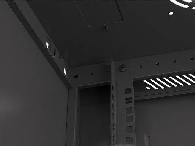 Kabinet për server Lanberg WF01-6422-10B, 19" - 3