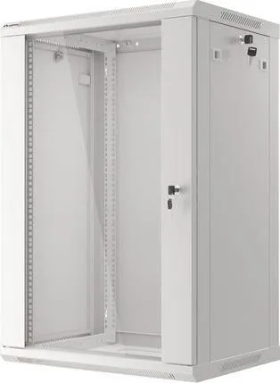 Kabinet për server Lanberg 19" 18U, i bardhë - 1