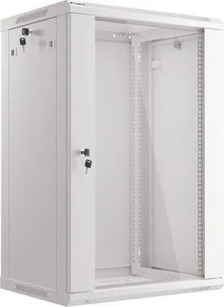 Kabinet për server Lanberg 19" 18U, i bardhë - 2