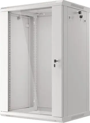 Kabinet për server Lanberg 19" 18U, i bardhë