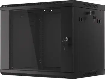 Kabinet për server Lanberg WF01-6409-10B, 19", i zi