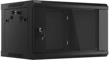 Kabinet për server Lanberg WF01-6406-10B, 19", i zi