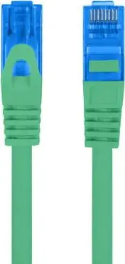 Kabllo Lanberg patchcord, kat.6A, S/FTP, LSZH, CCA, 15m, e gjelbër