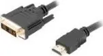 Kabllo Lanberg HDMI - DVI-D, 0.5m, e zezë - 1