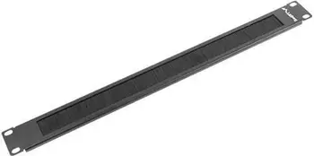 Organizues për kabllo Lanberg Brush AK-1103-B, 19", 1U, i zi