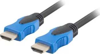 Kabllo Lanberg HDMI - HDMI CA-HDMI-20CU-0100-BK, 10m, e kaltër