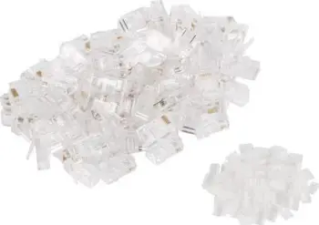 Set prizash për kabllo rrjeti Lanberg RJ45 (8P8C) CAT.6 UTP (100 PCS), 100 copë