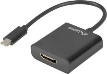 Përshtatës Lanberg (AD-UC-HD-01), USB-C në HDMI, i zi