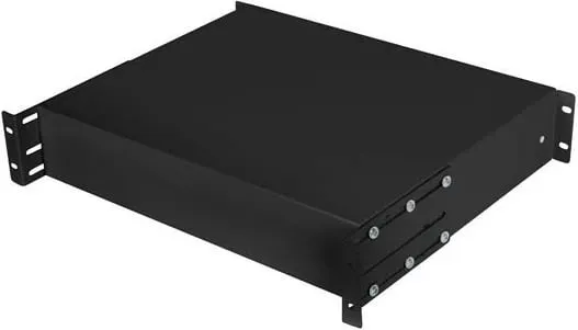 Sirtar për kasë serveri LANBERG 2U 19 inch 360mm, e zezë - 1
