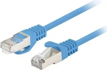 Kabllo rrjeti Lanberg Patchcord CAT.6 FTP, 0.25m, set 10 copë, blu