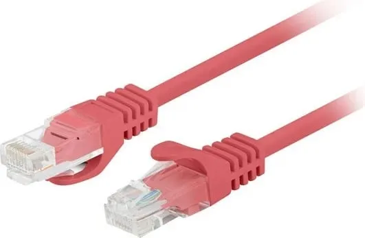 Kabllo rrjeti Lanberg PATCHCORD CAT.6 FTP, 0.5m, set 10 copë, e kuqe - 1
