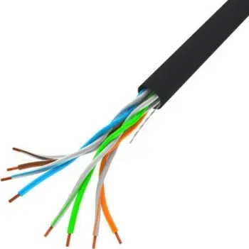 Kabllo USB Lanberg, 305 m, e zezë