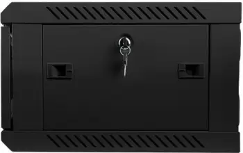Kabinet Lanberg për montim në mur, 19", 4U (modeli WF01-6404-10B), 450 mm, i zi
