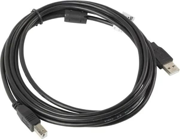 Kabllo Lanberg, USB A / USB B, 3 m, e zezë - 2