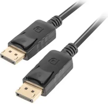 Kabllo Lanberg CA-DPDP-10CC-0018-BK, DisplayPort, 1.8 m, e zezë