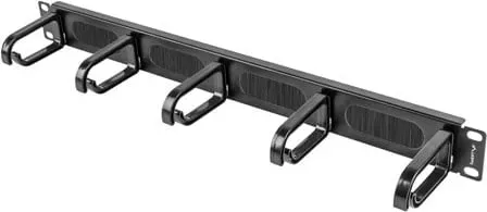 Organizues për kabllo Lanberg 19'' 1U, Tip B, i zi (AK-1203-B) - 3