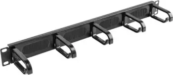 Organizues për kabllo Lanberg 19'' 1U, Tip B, i zi (AK-1203-B)