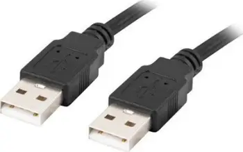 Kabllo Lanberg, USB-A / USB-A, 1.8 m, e zezë