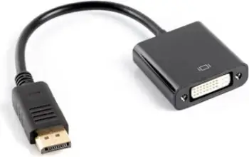Kabllo Lanberg, DisplayPort DVI-D, 10cm, e zezë