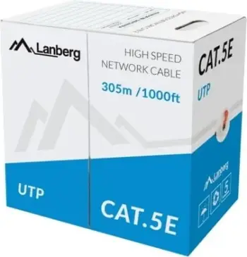 Kabllo Lanberg, UTP, CAT.SE, 305m, i kuq