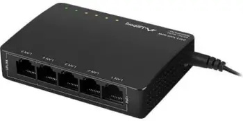 Switch Lanberg, PoE DSP3-1005-60W, 5 porte, 1Gb/s