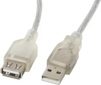 Kabllo Lanberg, USB A / USB B, 1.8 m, e tejdukshme