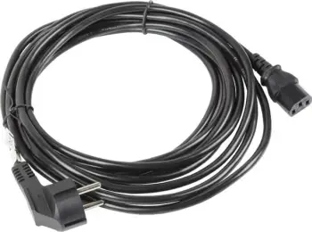 Kabllo rryme Lanberg CEE 7/7 në IEC 320 C13, 10m, e zezë