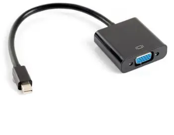 Përshtatës AV Lanberg DisplayPort Mini - D-Sub (VGA) (AD-0006-BK), i zi