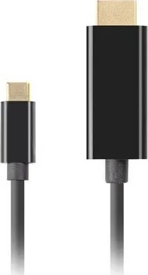 Kabllo Lanberg, USB Type-C / HDMI 2.0, 3 m, e zezë - 1