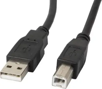 Kabllo Lanberg, USB A / USB B, 5 m, e zezë