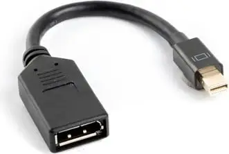 Konektor AV Lanberg DisplayPort Black, 10cm