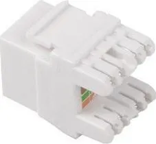 Përshtatës Lanberg, RJ45, cat.5e, 180°, i bardhë - 1