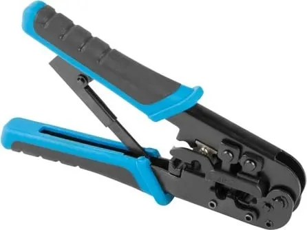 Mjet shtrëngues kabllor Lanberg NT-0201, i zi/kaltër - 1