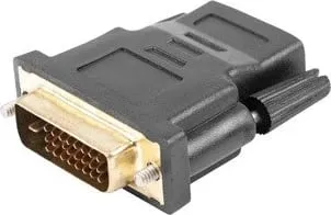 Reduktues HDMI në DVI-D, Lanberg AD-0010-BK, i zi - 1