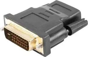 Reduktues HDMI në DVI-D, Lanberg AD-0010-BK, i zi