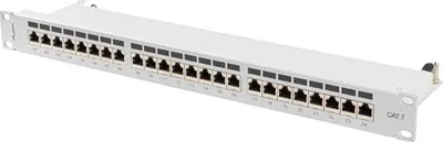 Panel patch Lanberg 1U 19" 24x RJ-45, kat.7 - 1