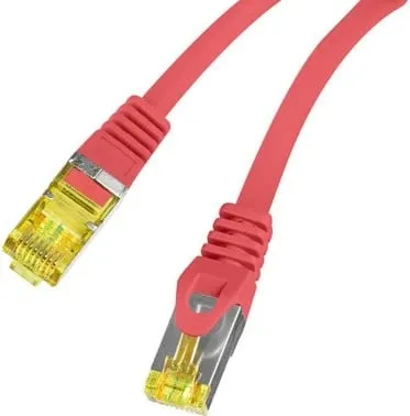Kabëll rrjeti Lanberg Patchcord CAT.6A, S/FTP, 1m, i kuq - 2