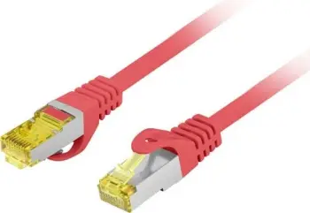 Kabëll rrjeti Lanberg Patchcord CAT.6A, S/FTP, 1m, i kuq