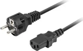 Kabllo rryme Lanberg CEE 7/7 në IEC 320 C13, 1.8m, VDE, e zezë