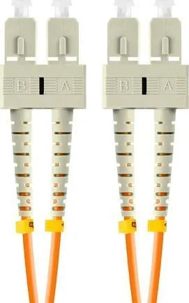 Kabllo patchcord fibër optike Lanberg, SC/UPC në SC/UPC, 2m, OM2, portokalli - 3