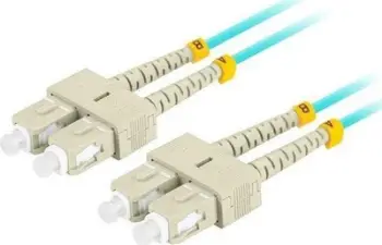 Kabëll fibër optike Lanberg FIBER OPTIC PATCHCORD, MM OM3 50/125, SC SC DUPLEX 5m, aqua
