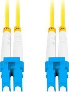 Kabllo fibër optike Lanberg LC LC, SM, duplex, 3m, e verdhë - 3