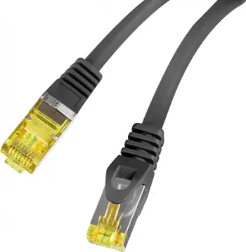 Kabllo rrjeti Lanberg Patchcord Cat6a S FTP LSZH, 0.25m, gigabit, i zi