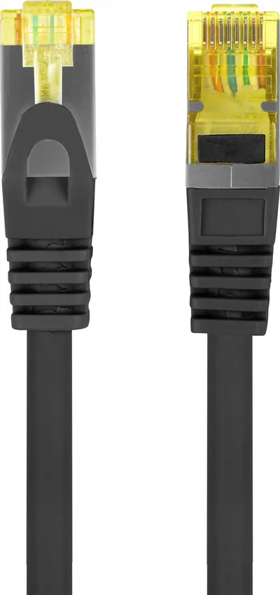 Kabllo rrjeti Lanberg Patchcord Cat.6a S FTP LSZH, 1.5m, i zi - 1