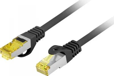 Kabllo rrjeti Lanberg Patchcord Cat.6a S FTP LSZH, 1.5m, i zi - 2