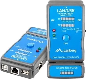 Testues Kabllor, Lanberg NT-0403, zi/kaltër - 1