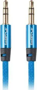 Kabllo Lanberg Jack 3.5mm - Jack 3.5mm (CA-MJMJ-10CU-0020-BL), 2m, e kaltërt